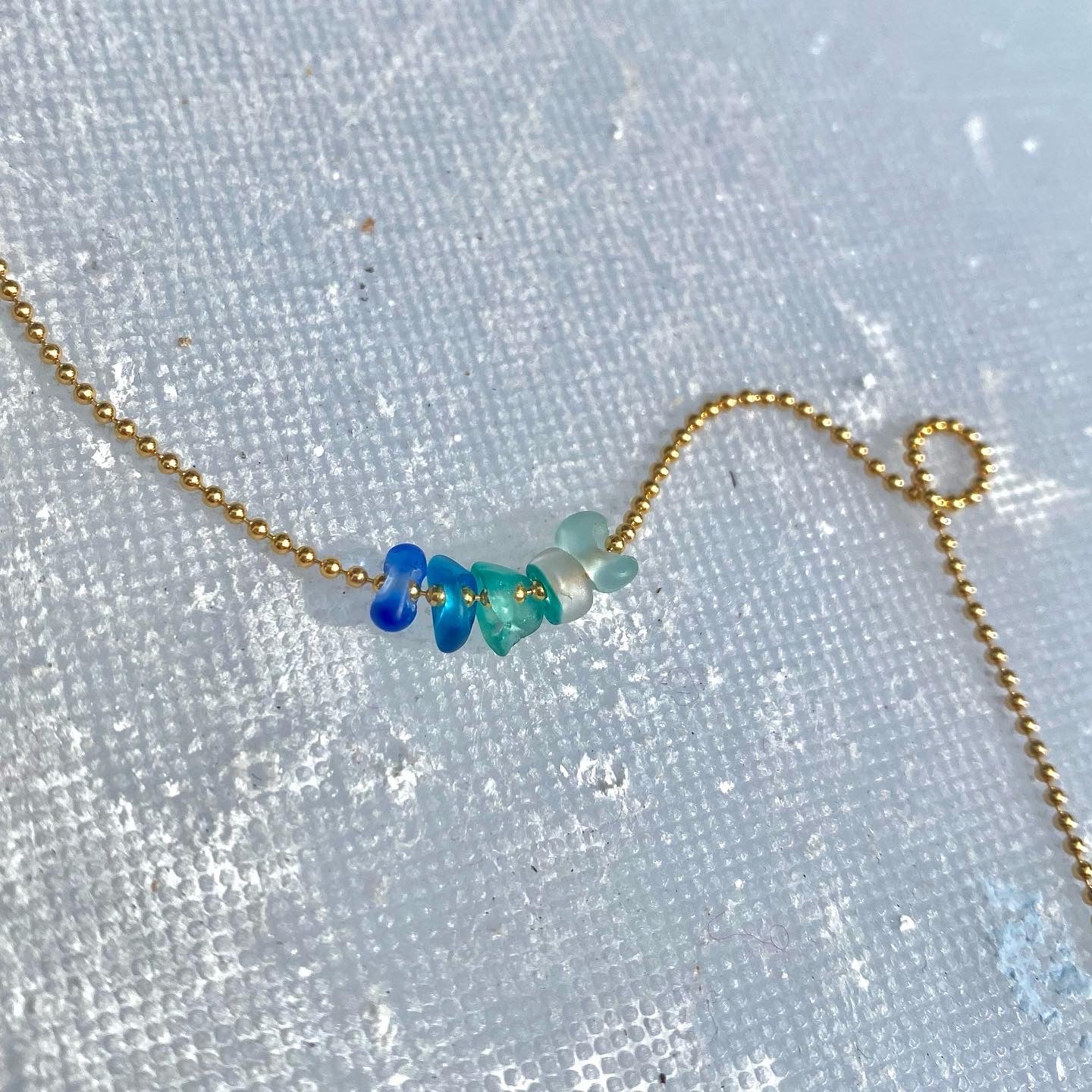 Ombré Sea Glass Necklace